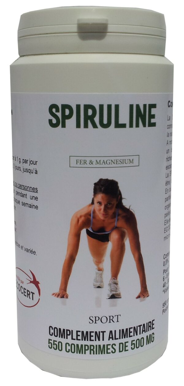 1100 comprimés de spiruline Sport Bio