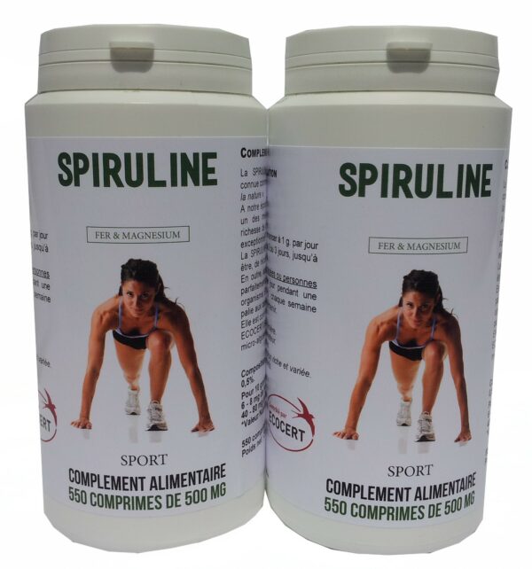 1100 comprimés de spiruline Sport Bio